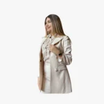 کت و شلوار کریپ زنانه پنجره سری NAVA - Image 3