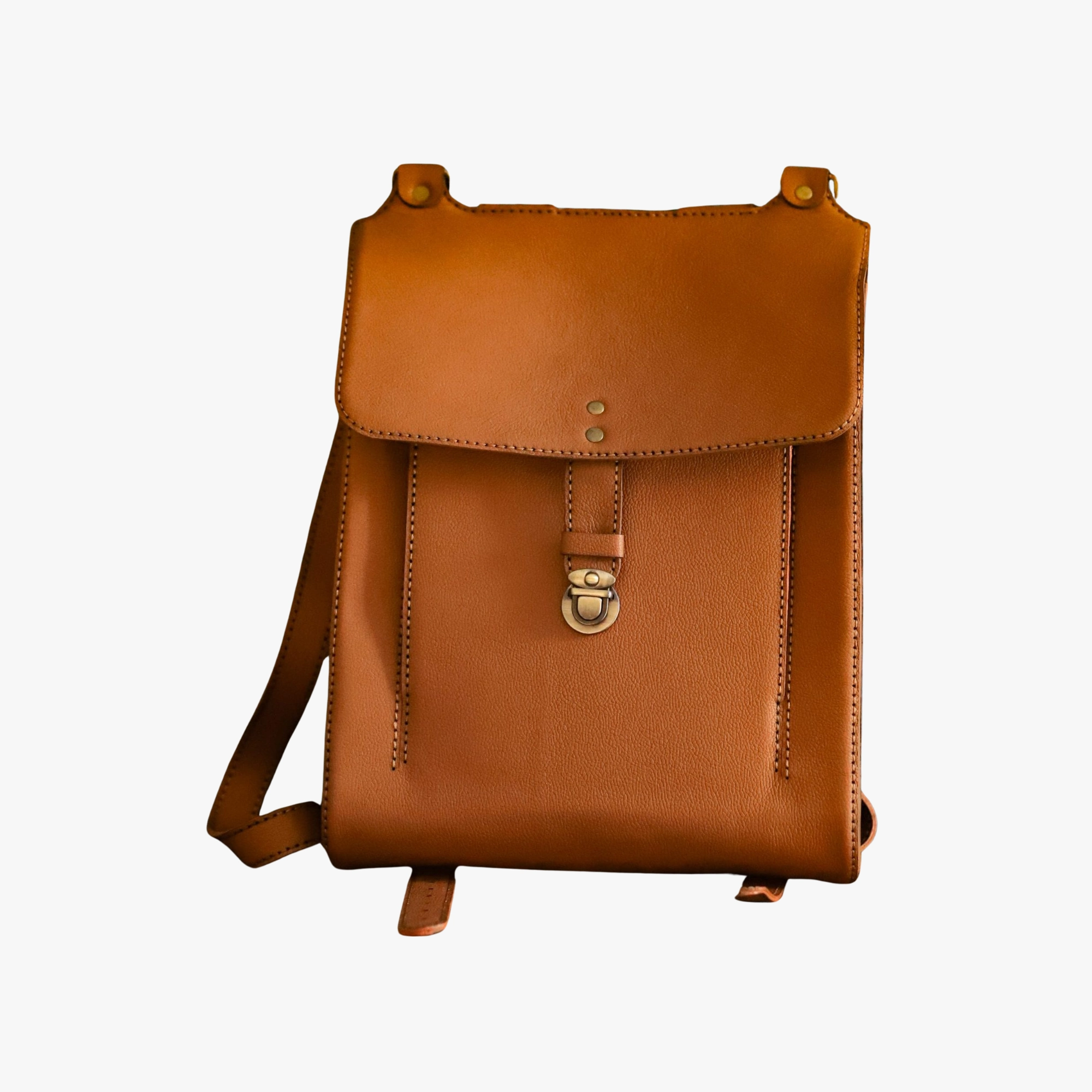 19 کوله پشتی چرم گاوی اصل