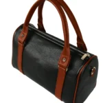 کیف دستی زنانه مشکی پنجره چرم گاوی - Image 6