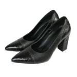 کفش چرم پاشنه بلند