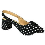 کفش پاشنه‌دار خالدار