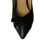 کفش زنانه مشکی پاشنه باریک مدل پاپیون - Image 5