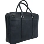 کیف اداری چرم پنجره فولیتر طوسی