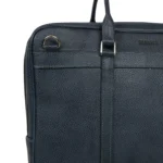 کیف اداری چرم پنجره فولیتر طوسی - Image 3