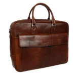 کیف اداری چرم پنجره طرح پتینه مدل دیپلمات