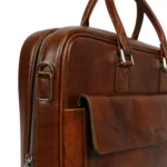 کیف اداری چرم پنجره طرح پتینه مدل دیپلمات - Image 5