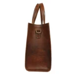 کیف زنانه اداری چرم طرح پتینه‌ پنجره - Image 5