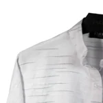 شومیز زنانه سفید مدل راه راه باریک - Image 10