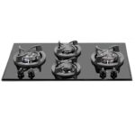 اجاق گاز صفحه ای هومان چهار شعله خطی مدل ELNAZ F4E