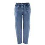 شلوار لی زنانه آبی مدل مام استایل