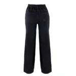 شلوار جین بگ زنانه مشکی کمر کش