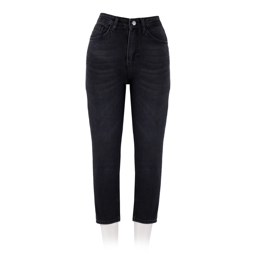 08A شلوار جین اسکین زنانه مشکی