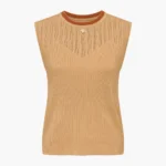 تاپ زنانه مدل خامه دوزی سفید