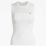 تاپ مجلسی پنجره مدل یقه گرد سفید