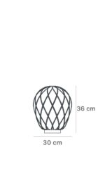 آباژور رومیزی مدل Pinecone