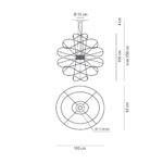 چراغ آویز پنجره مدل هوپ کد F870 - Image 3
