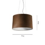 چراغ آویز پنجره مدل وِلوِت کد F738 - Image 5