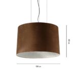 چراغ آویز پنجره مدل وِلوِت کد F738 - Image 6