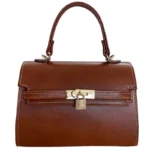 کیف دستی زنانه چرم اصل پنجره طرح هرمس