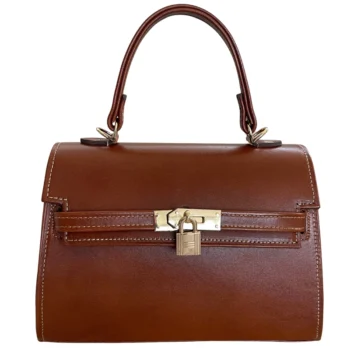 کیف دستی زنانه چرم اصل پنجره طرح هرمس