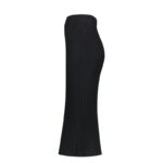 دامن بافت راسته زنانه مشکی پنجره کد F87