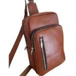 کیف کراس بادی مردانه قهوهای پنجره کد FC78 - Image 2
