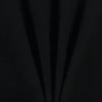 یقه سه سانت آستین کوتاه تریکو (بافت ریز) مشکی زنانه پنجره