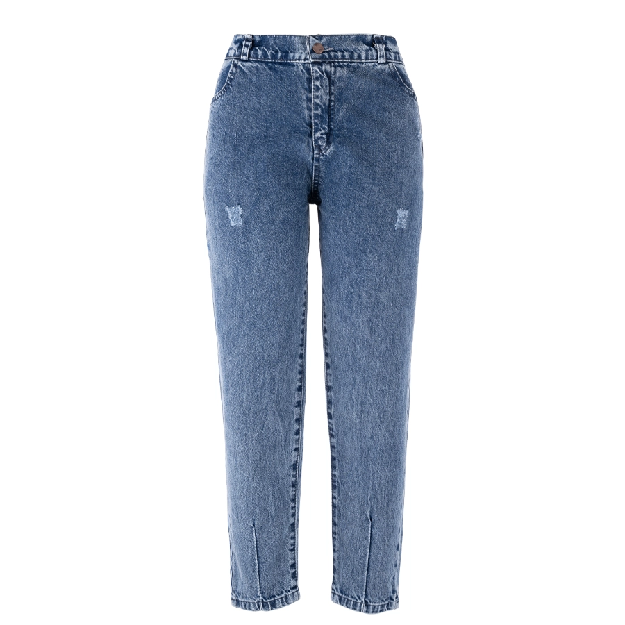 01A-2.webp شلوار جین زنانه آبی کمر کش فارل کد 2026 - Image 1