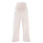 شلوار کتان زنانه شیری - Image 4