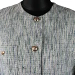 کت زنانه شنل یقه گرد فارل مدل FSH98 - Image 2