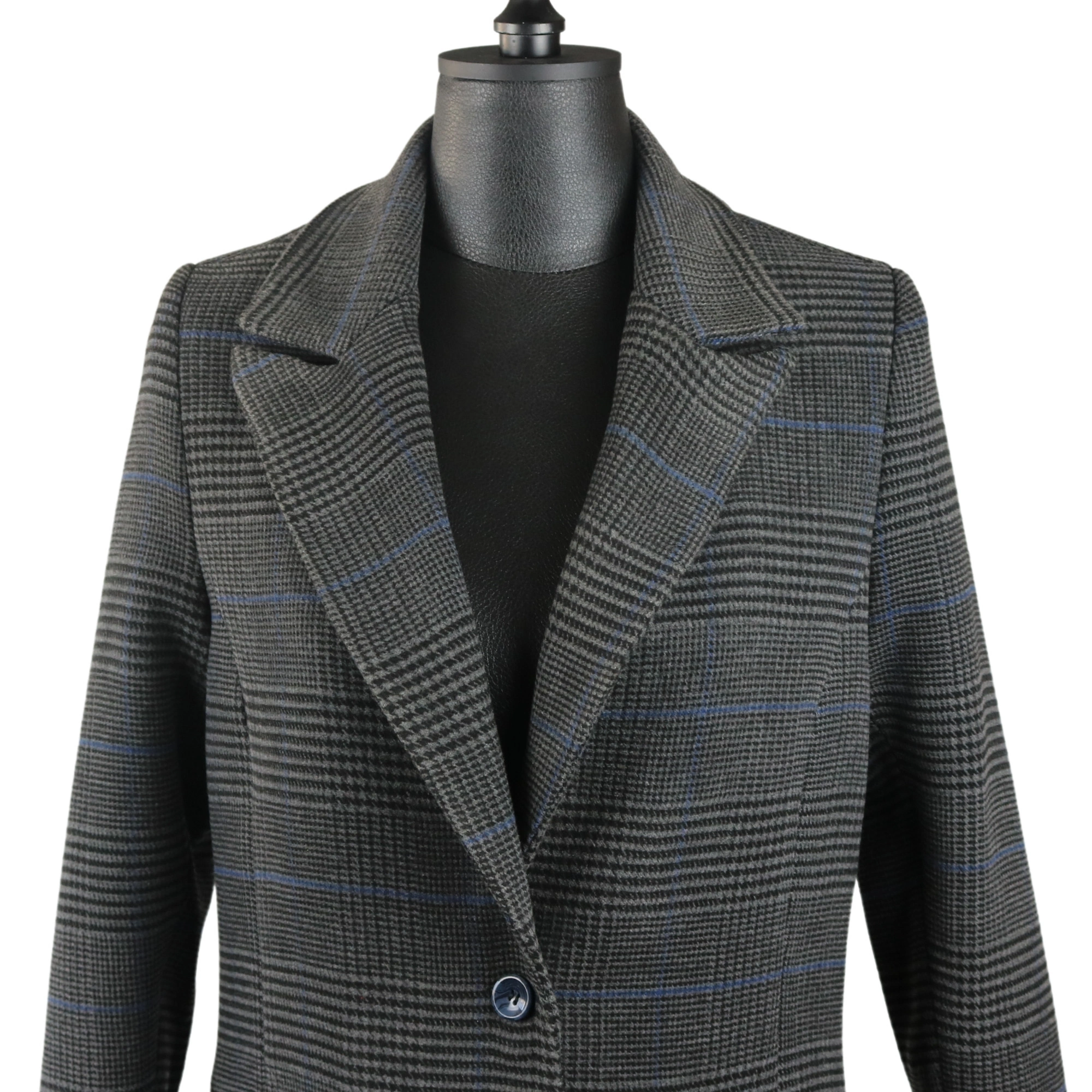 33-2.webp پالتو فوتر زنانه فارل مدل چهارخونه FCH1 - Image 1