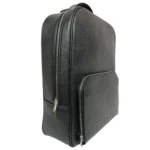 کوله پشتی چرم فارل مشکی ساده مدل F861 - Image 2