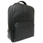 کوله پشتی چرم فارل مشکی ساده مدل F861