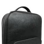 کوله پشتی چرم فارل مشکی ساده مدل F861 - Image 4