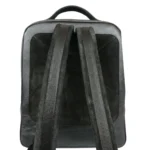 کوله پشتی چرم فارل مشکی ساده مدل F861 - Image 3