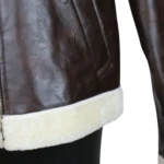 کاپشن زنانه چرم بوفالو فارل کد F7145 - Image 7