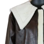 کاپشن زنانه چرم بوفالو فارل کد F7145 - Image 3