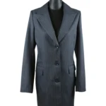 مانتو شلوار اداری زنانه فارل راه راه مدل 2025 - Image 13