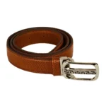 کمربند چرم مردانه مدل wawe