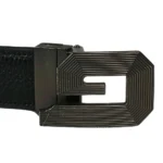 کمربند چرم مردانه طرح جی - Image 3