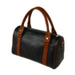 کیف دستی زنانه مشکی چرم گاوی