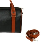 کیف دستی زنانه مشکی چرم گاوی - Image 7