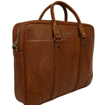 کیف اداری چرم فولیتر عسلی فارل مدل F649