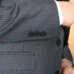 مانتو شلوار اداری زنانه فارل راه راه مدل 2025 - Image 7