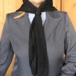 مانتو شلوار اداری زنانه فارل راه راه مدل 2025 - Image 2