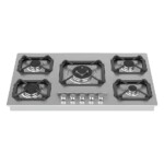 اجاق گاز صفحه ای هومان پنج شعله (وسط) استیل مدل OCTAVF59 - Image 2