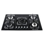 اجاق گاز صفحه ای هومان پنج شعله (وسط و کنار) مدل LORD F52