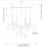 چراغ آویز فارل مدل Curve مدل Bulb-type و Bowl-type - Image 5