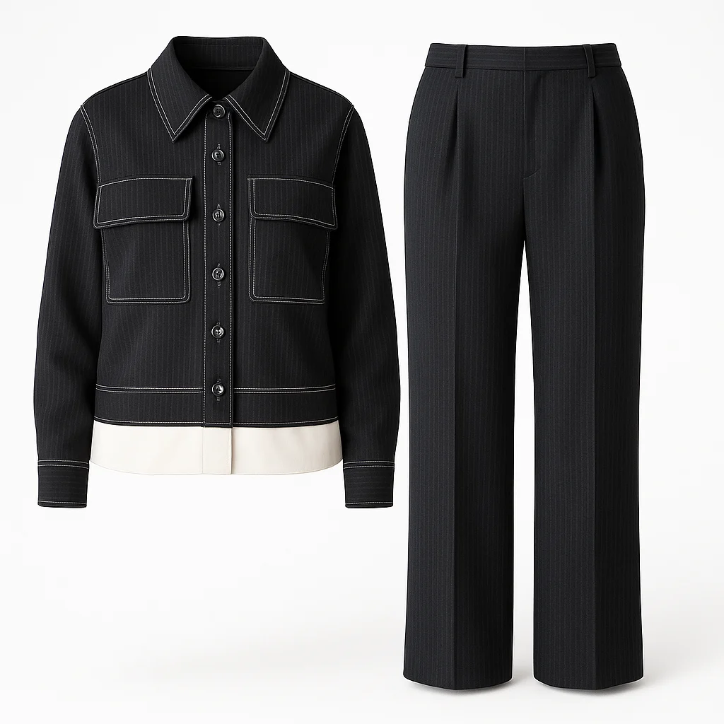 Kharjkar.webp کت و شلوار زنانه فارل مدل خرج کار - Image 1