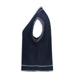 دو تیکه شومیز سفید و ژیله بافت زنانه فارل - Image 3